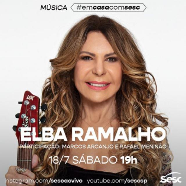 Elba Ramalho. Participação: Marcos Arcanjo e Rafael Meninão