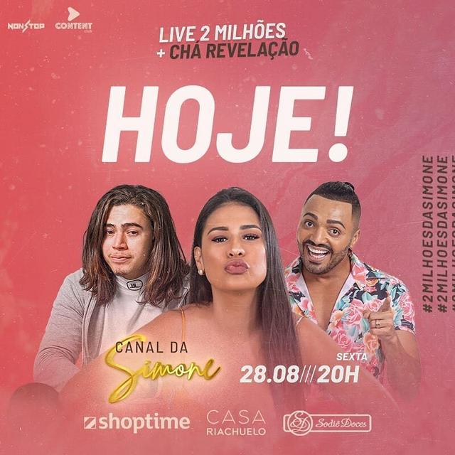 Live 2 Milhões + Chá de Revelação