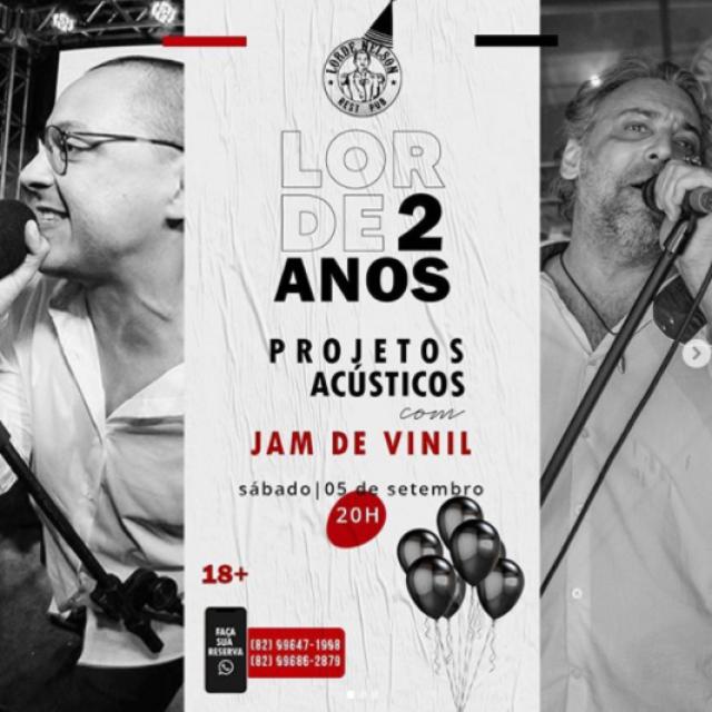Projeto Acústico com JAM de Vinil