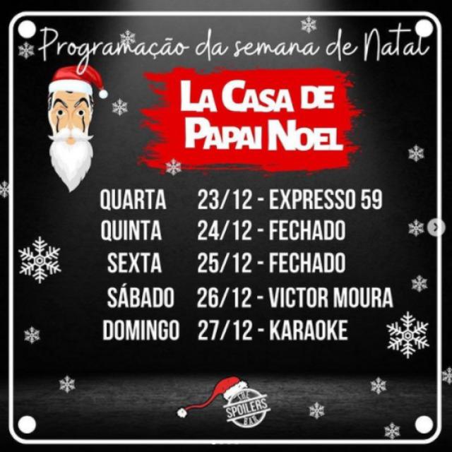 Programação incrível da semana do Natal