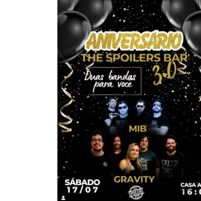 Aniversário The Spoilers Bar