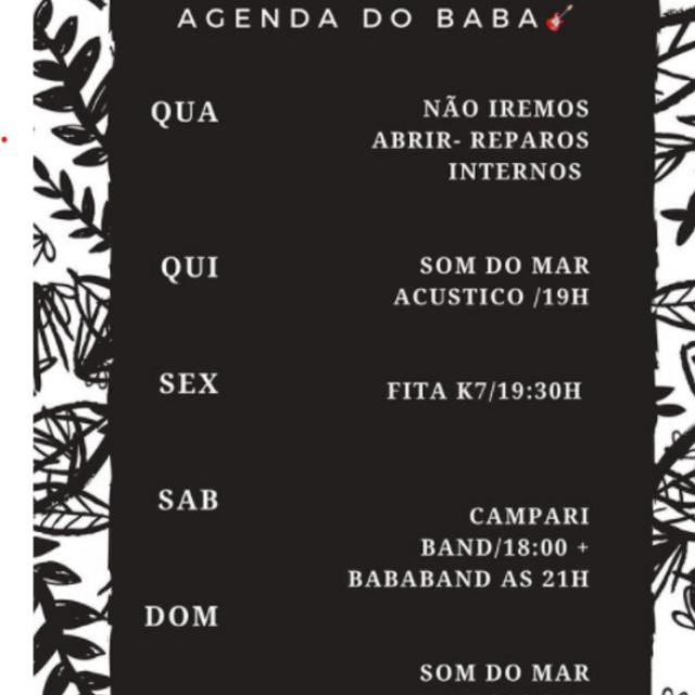 Agenda do Baba