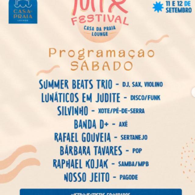 Mix Festival Casa De Praia – Sábado