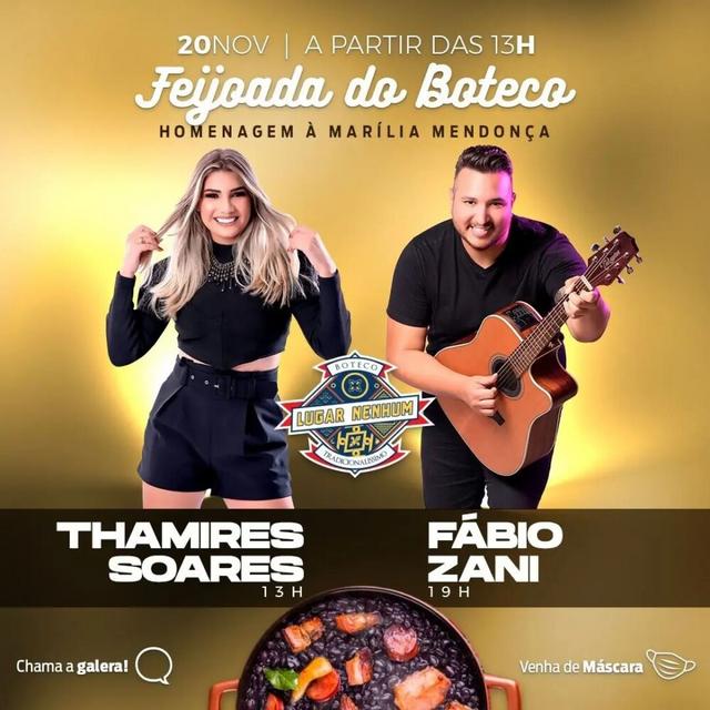 Feijoada do Lugar Nenhum – Sábado