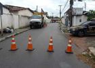 Ladeira da Moenda é interditada para operação de limpeza