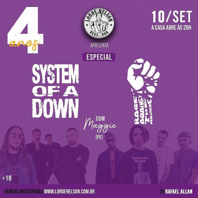 Especial System of a Down e Rage Against