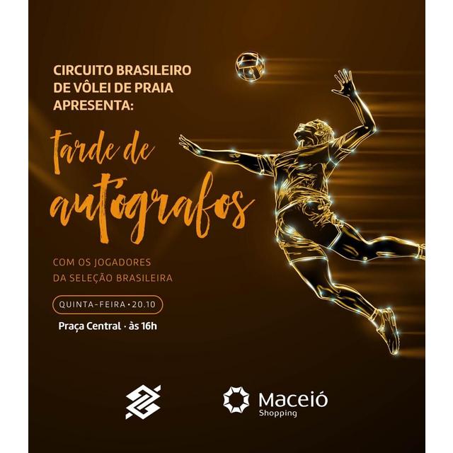 Maceió Shopping – Tarde de Autógrafos Atletas do Vôlei de Praia