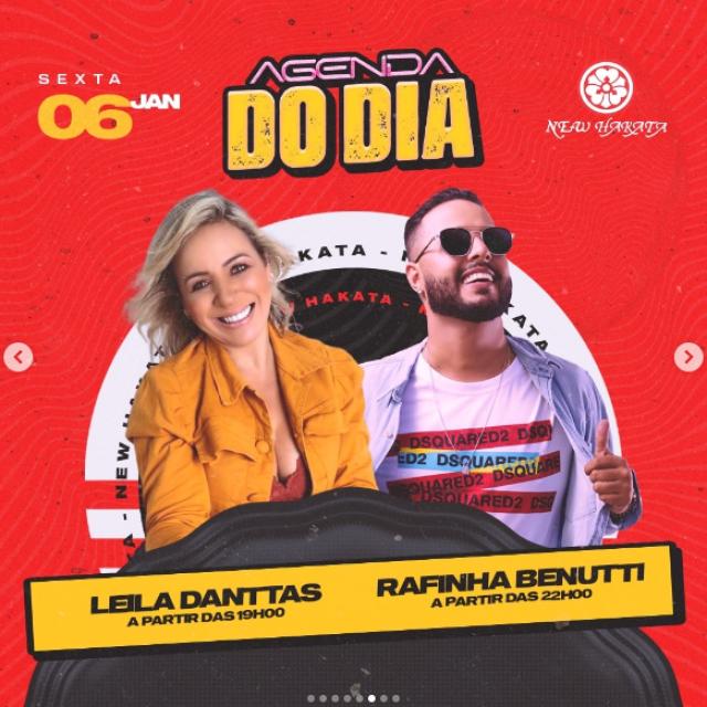 Leila Danttas e Rafinha Benutti