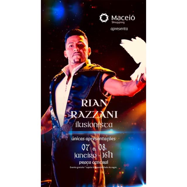 Show com o ilusionista Rian Razzani