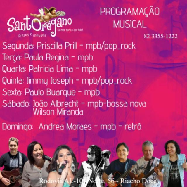 Programação Semanal SantOrégano