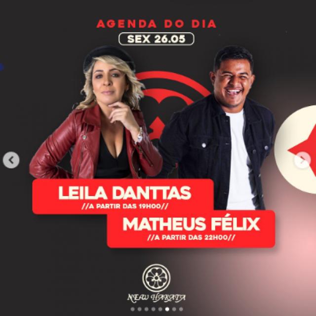 Leila Dantas e Matheus Fêlix