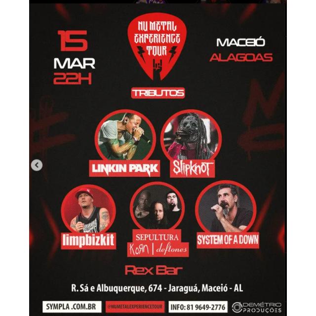 Nu Metal Experience Tour chega a Maceió