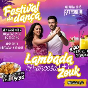 Festival de dança no Patronum Bar
