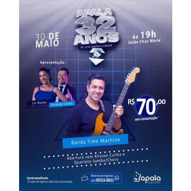 Apala 32 Anos – Festa Beneficente