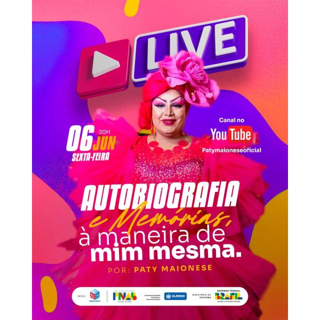 Paty Maionese ao vivo no YouTube