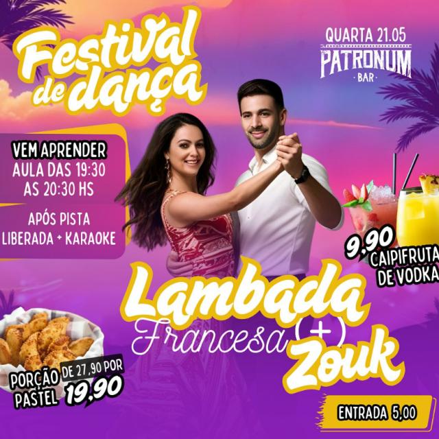 Festival de dança no Patronum Bar