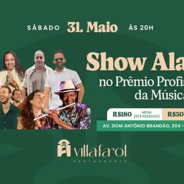 Show Alagoas no Prêmio Profissionais da Música