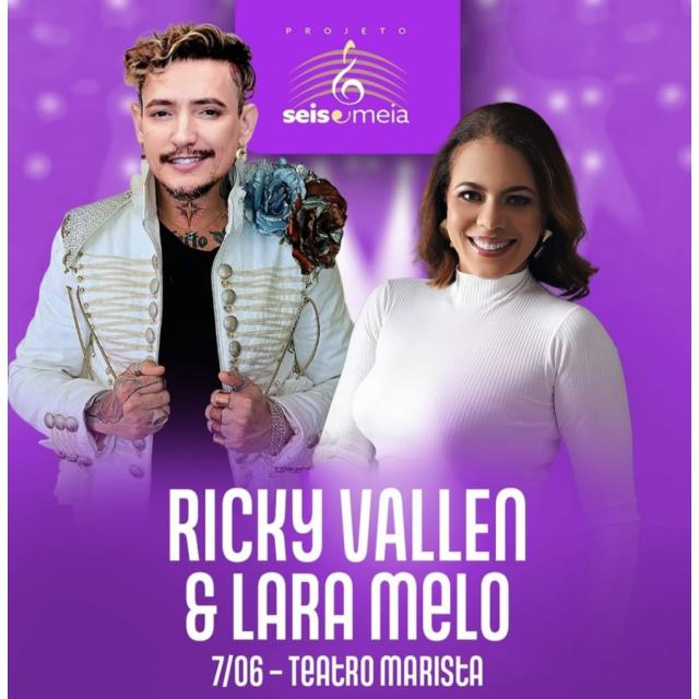 vozes e emoções: Ricky Vallen e Lara Melo