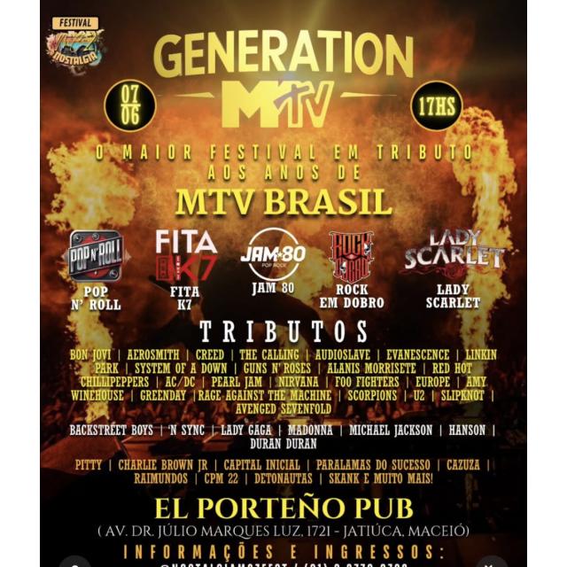 Festival Generation MTV no El Porteño Pub