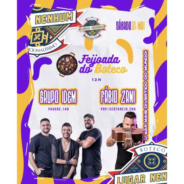 Sábado é dia de feijoada, pagode e sertanejo