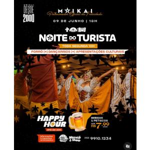 Noite do Turista com forró e cultura alagoana