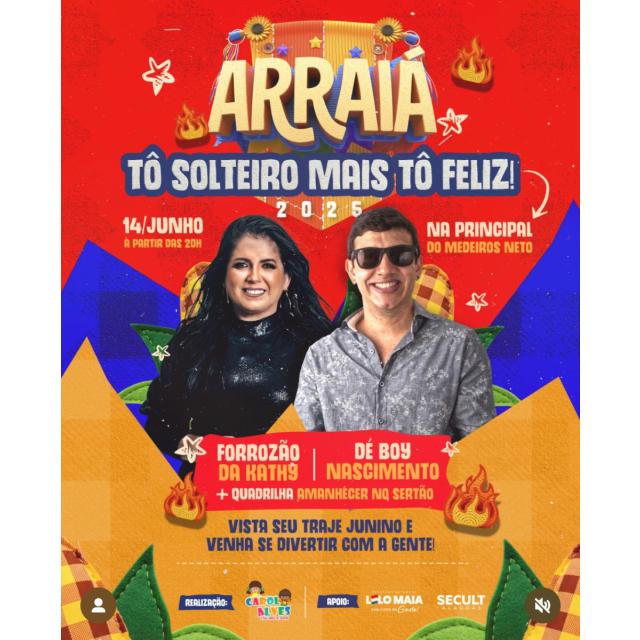 Arraiá Tô Solteiro Mas Tô Feliz