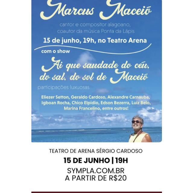 Marcus Maceió no Teatro de Arena