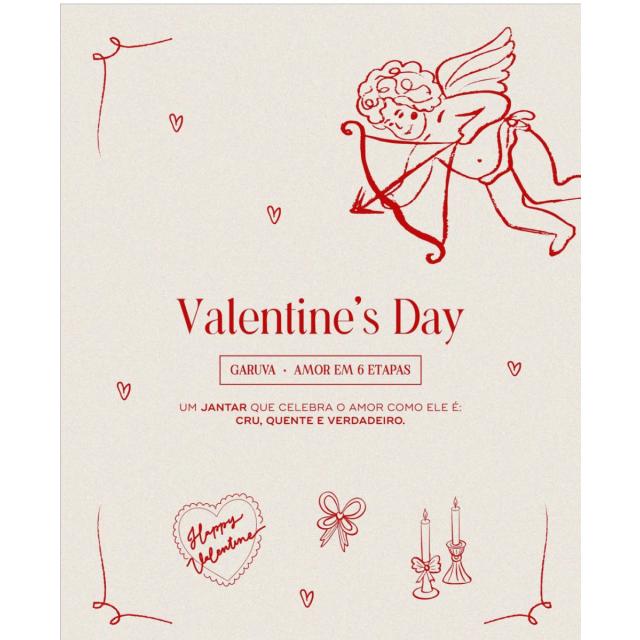 Valentine’s Day Garuva – Amor em 6 Etapas