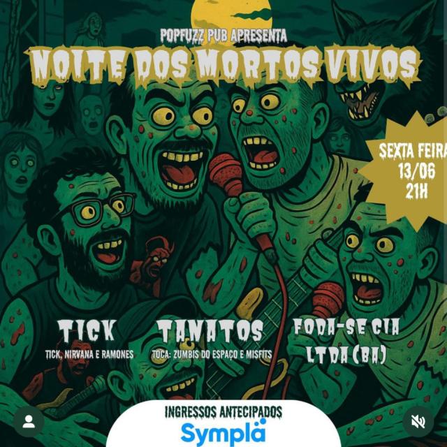 Noite dos Mortos Vivos – Popfuzz Pub