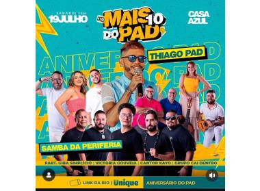 Aniversário do Thiago Pad