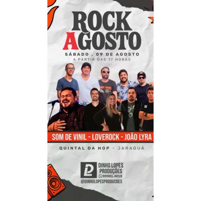 Rock Agosto reúne bandas em noite nostálgica