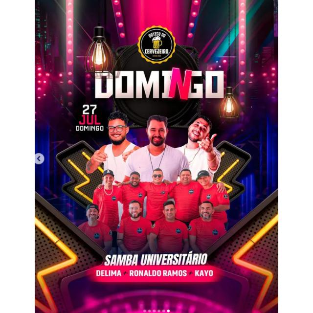 Domingo é dia de Samba Universitário