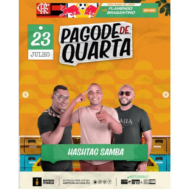 Pagode de Quarta com Hashtag Samba