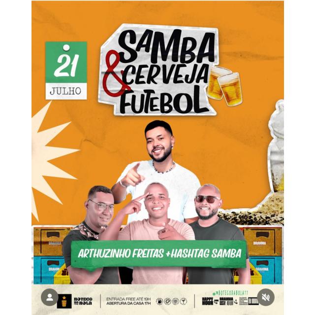 Samba, cerveja e futebol no Boteco da Bola!