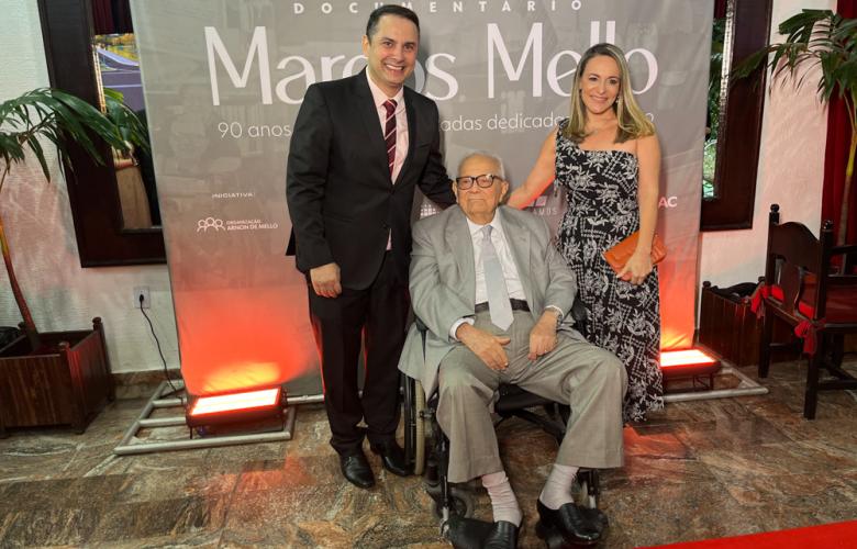 Exibição do documentário Marcos Mello