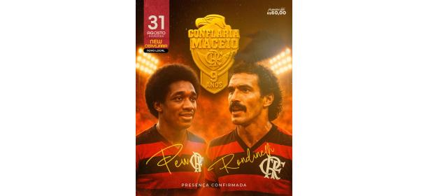 Maceió recebe Rondinelli – o Deus da Raça do Flamengo