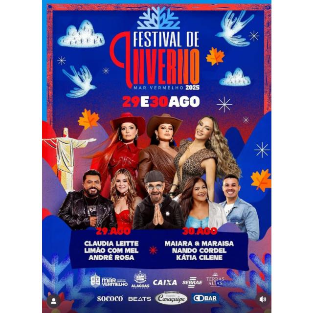 Festival de Inverno 2025 – Mar Vermelho