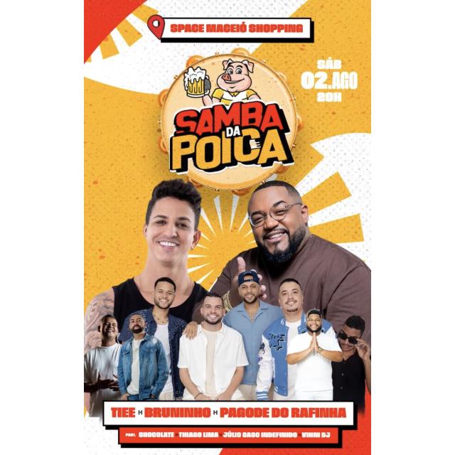 Samba da Pôica agita o sábado