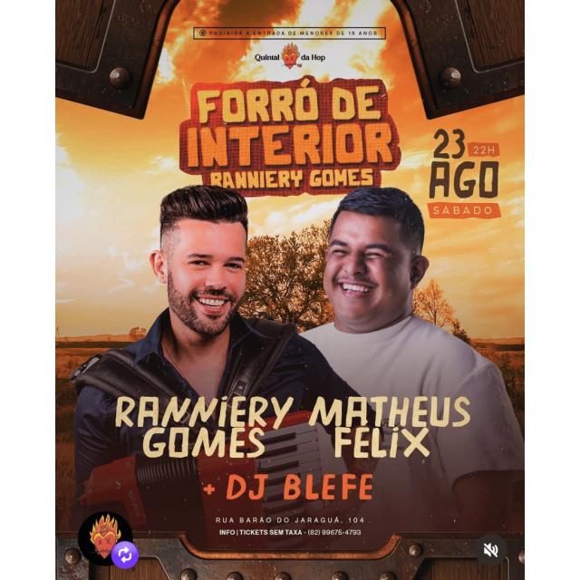 Forró de Interior com Ranniery Gomes e Matheus Felix