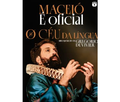 Gregório Duvivier apresenta “O Céu da Língua” em Maceió, no Teatro Gustavo Leite