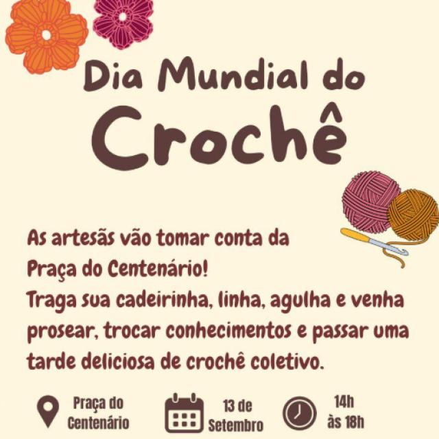 Encontro de Crochê no Parque do Centenário