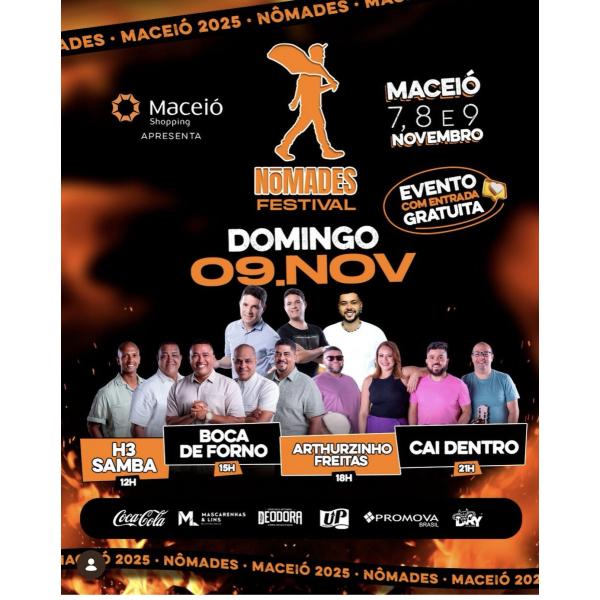 Nômades Festival – Domingo de samba e pagode