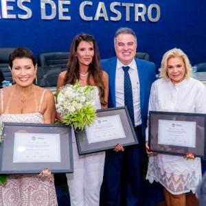Câmara entrega título de cidadã a três empresárias por contribuição ao desenvolvimento de Maceió