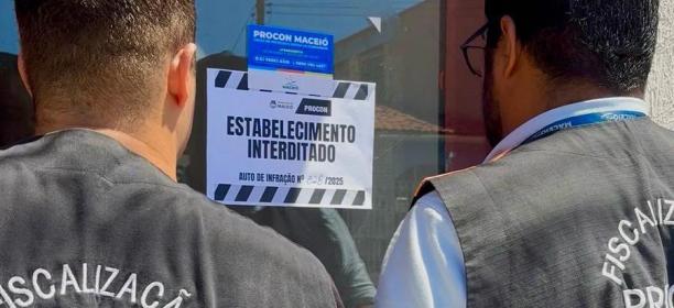 Procon Maceió interdita academia por risco à saúde e segurança dos consumidores