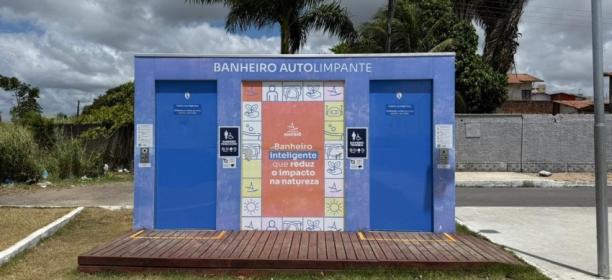 Alurb instala banheiro autolimpante no Mirante da Santa Amélia