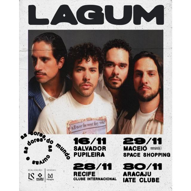 Lagum – turnê As Cores, As Curvas e as Dores do Mundo