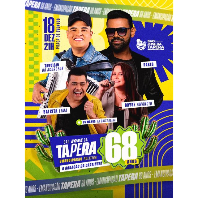 Emancipação política – Tapera 68 anos