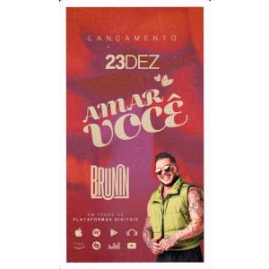 Brunin lança nova música de trabalho “Amar Você” em rede nacional no programa “Aqui tem Nordeste”, da TV Aparecida