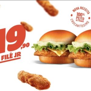 *Bob’s aposta na força do frango e lança Dupla Chicken Filé Jr por R$ 19,90*