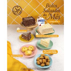 Abacaxi com Leite Condensado e Chocomoça®? são os Bolos do Mês da Sodiê em janeiro